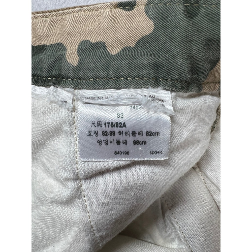 Levis Mens Camo Cargo Shorts Green Tan Brown Size 32 Utility Outdoor - Picture 6 of 8